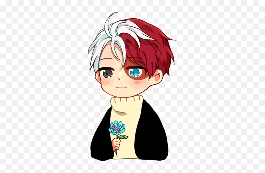 Telegram Sticker From Tododeku Pack Emoji,Mystic Messenger Emojis Meaning