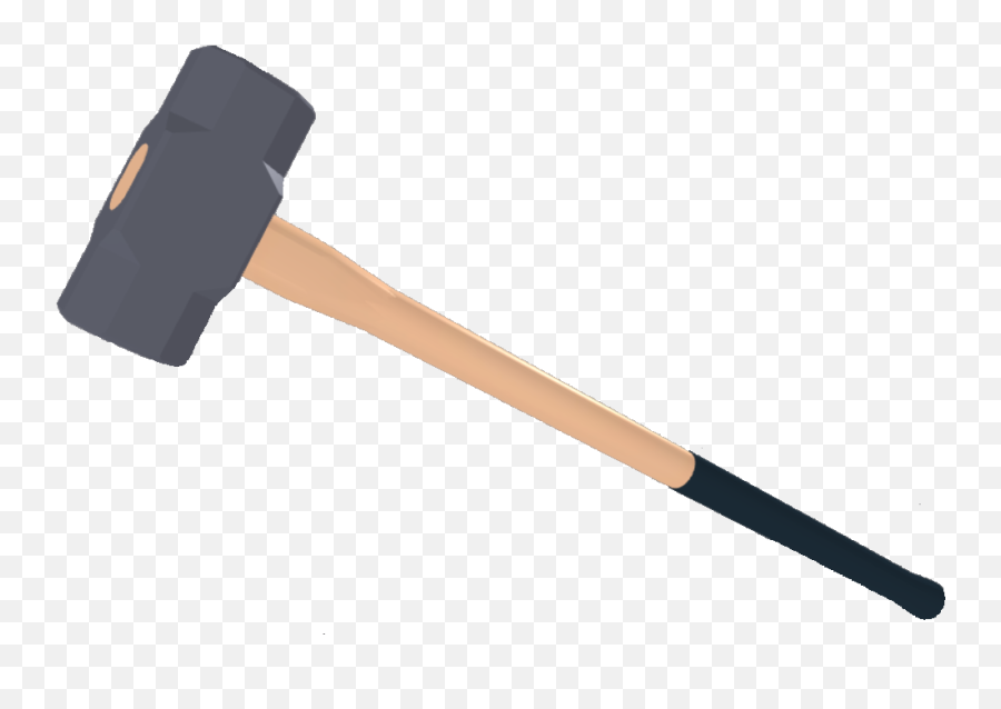 Hammer Clipart Left Handed - Sledgehammer Transparent Emoji,Hammer Anvil Emoji