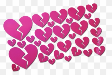 Sticker Sheet - Broken Hearts U2013 Ghost666house Emoji,Broken Heart Emoji Png
