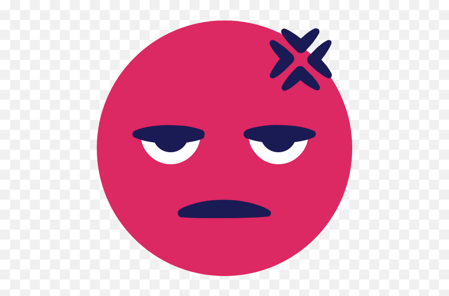 Emoji Face Pissed Icon - Dot,Pissed Emoji