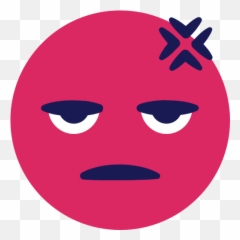 Emoji Face Pissed Icon - Dot,Pissed Emoji