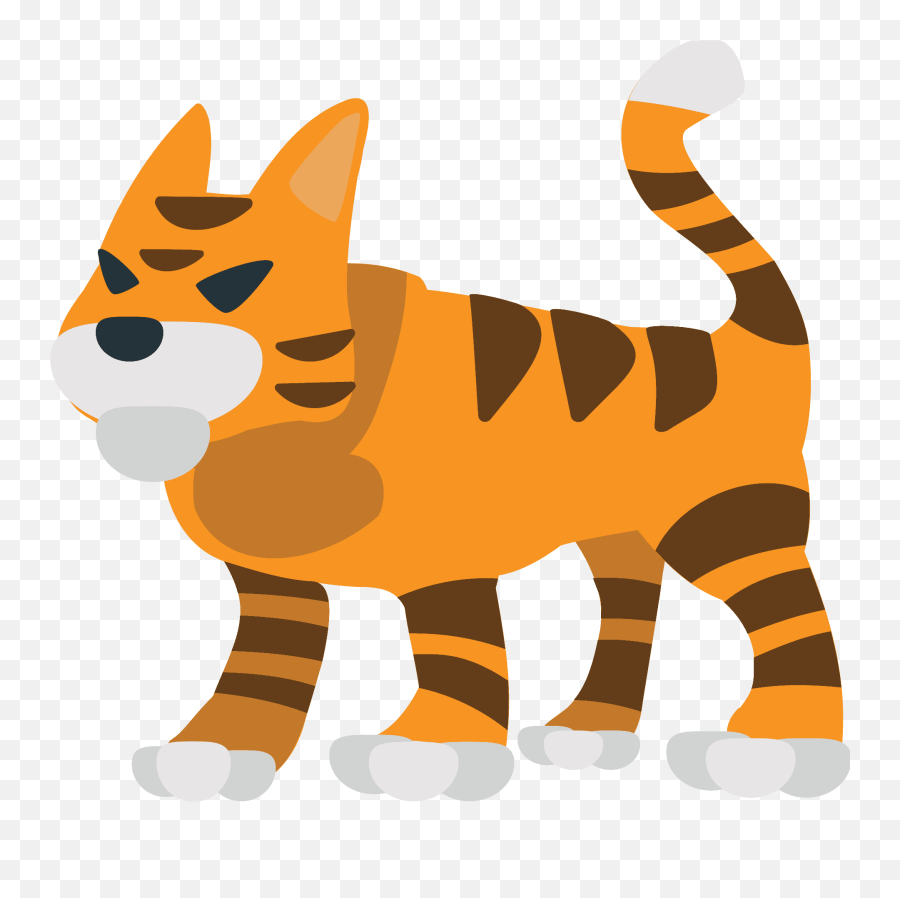 Tiger Emoji Clipart - Animal Figure,Honey Pig Tiger Emoji