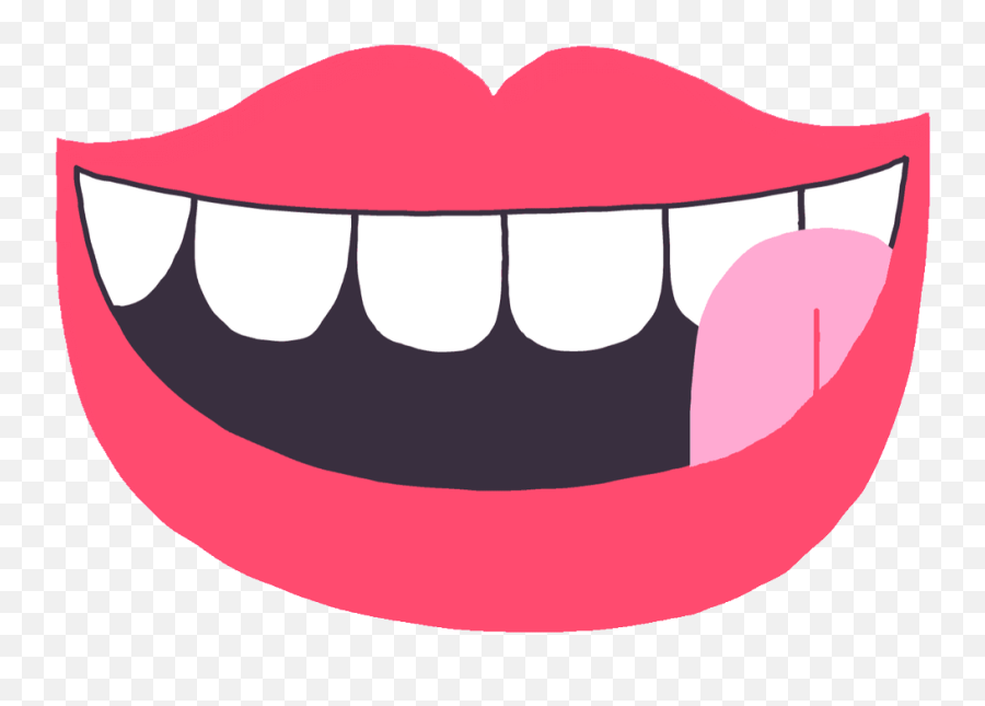 Lip Kiss Emoji Gif - Happy,Tongue Emoji Gif