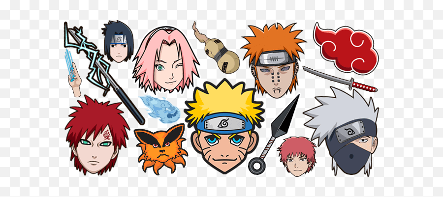 Naruto Cursor Collection - For Adult Emoji,Naruto Emoticon