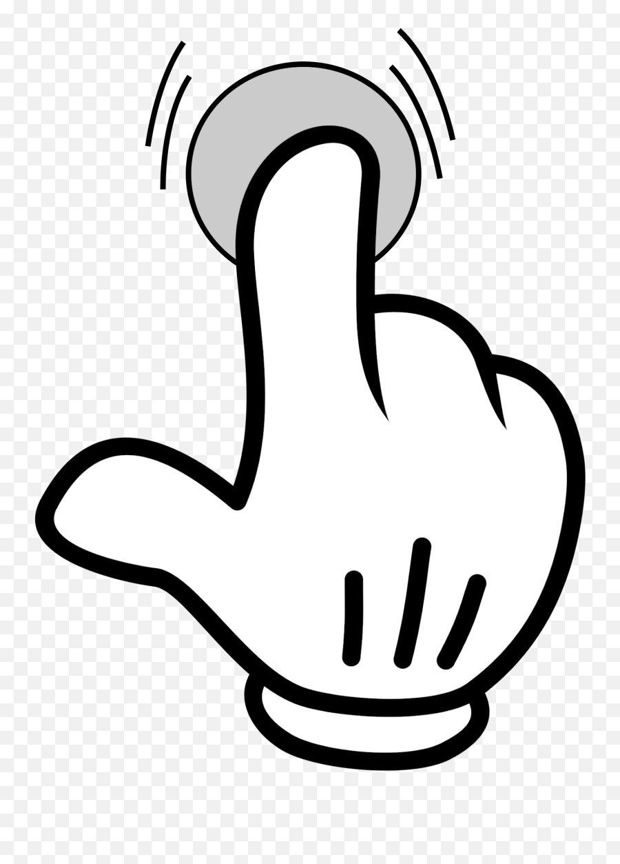 Index Finger Pointing Hand Computer Icons - Click Icon Png Clipart Finger Pointing Emoji,Shaking Finger Emoji