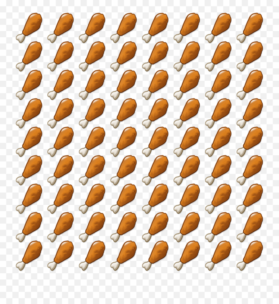 Chicken Emoji Background Sticker - Horizontal,Chicken Emoji