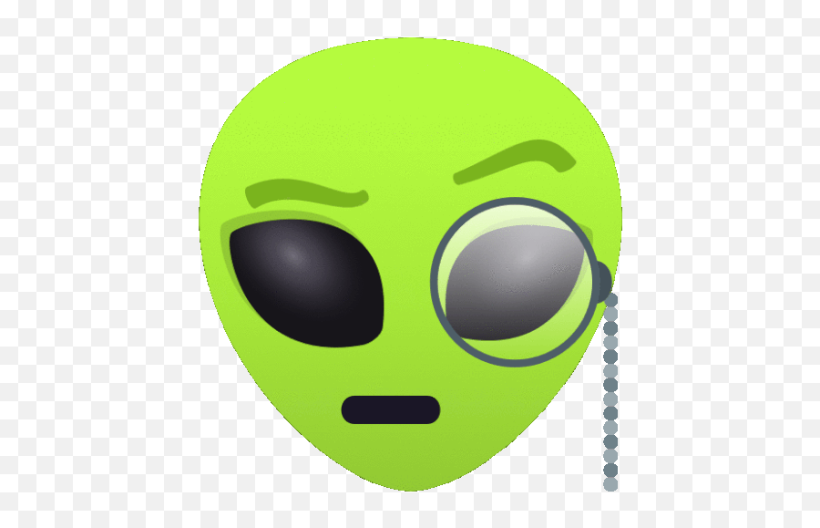 Monocle Alien Gif - Monocle Alien Joypixels Discover U0026 Share Gifs Dot Emoji,Monocle Emoji