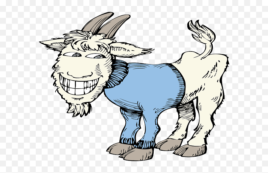 100 Free Grinning U0026 Grin Vectors - Pixabay Funny Goat Clipart Emoji,Goat Emoji Shirt
