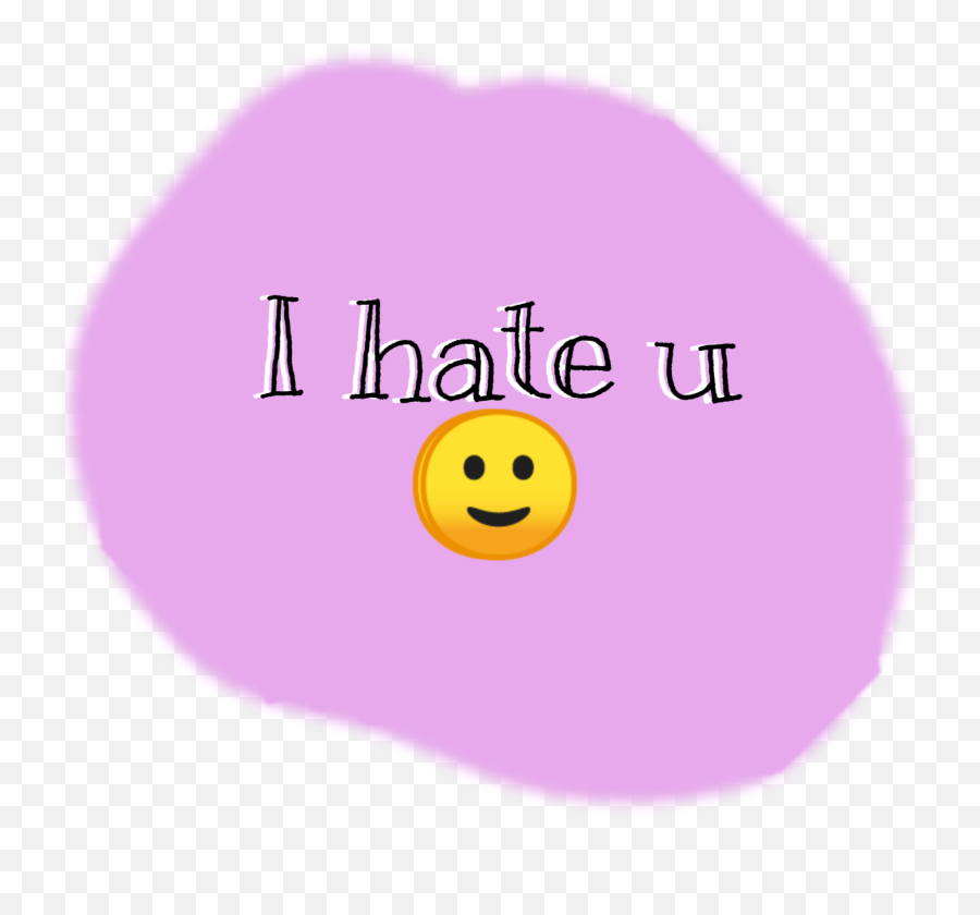 Ihateu Lol Sticker By I Billie Eilish - Happy Emoji,Lol Emoticon Text