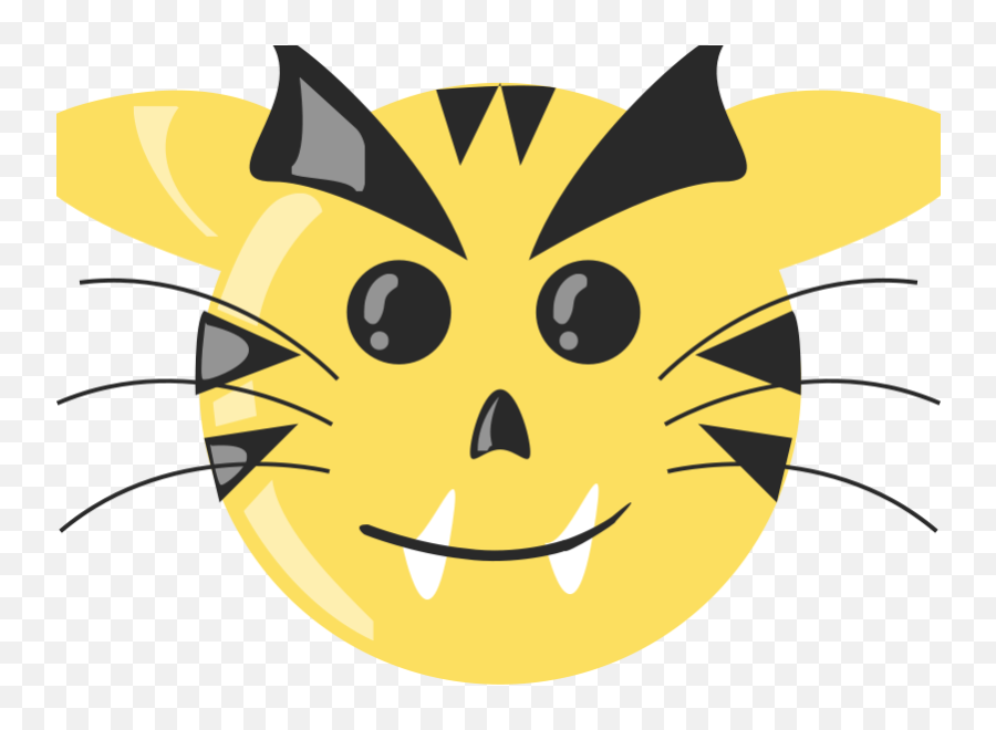 Free Clip Art Tiger1 By Dcatcherex - Mammal Emoji,Pinguino Emoticon