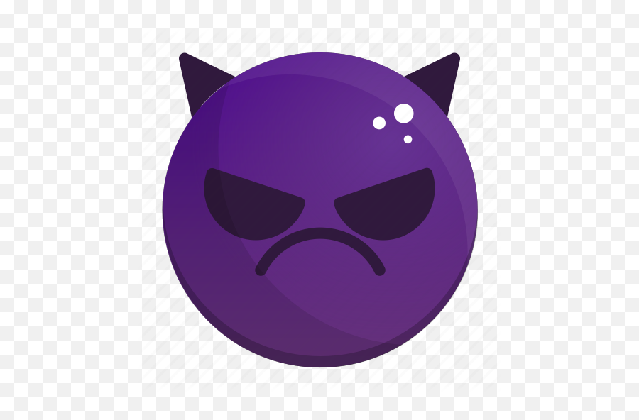 Devil Emoji Emotion Face Feeling - Dot,Devil Emoji