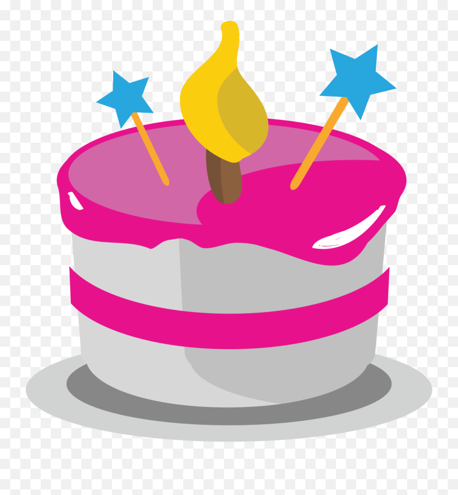 Emojione1 1f382 - Picsart Sticker Happy Birthday Emoji,Candle Emoji
