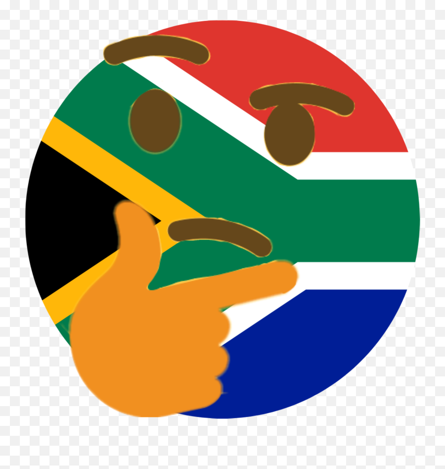Thinking Emoji Discord Png Transparent Images U2013 Free Png - Flag Of South Africa,Thinking Emoji Png