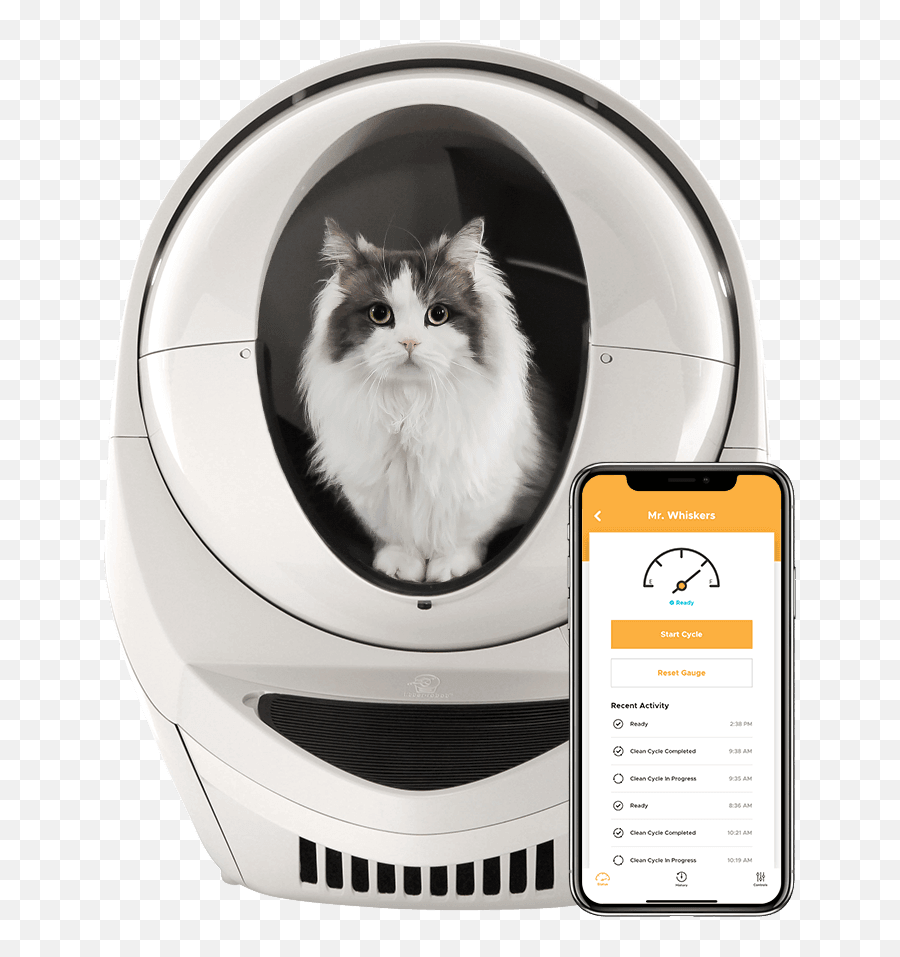 Litter - Robot 3 Connect Wifienabled Automatic Selfcleaning Litter Robot 3 Connect Emoji,Cat Using Litter Box Emoticon