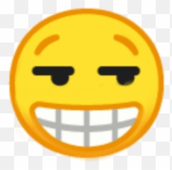 Emot Image - Wide Grin Emoji,Aku Emoticon