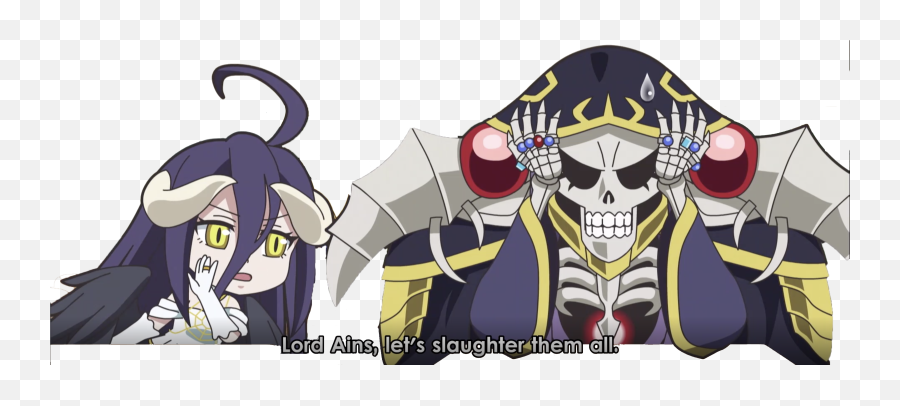 Just Do It Overlord - Isekai Quartet Transparent Background Emoji,Overord Ainz Emotion Control