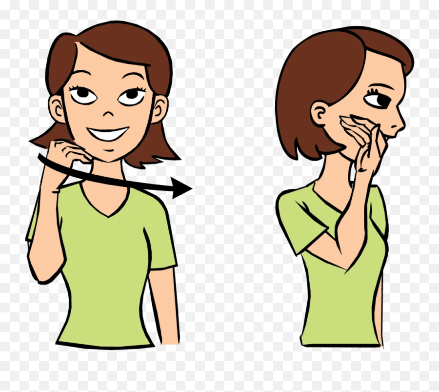 Shy - Sign Language For Potty Emoji,Asl Emotions