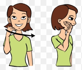 Shy - Sign Language For Potty Emoji,Asl Emotions