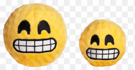 Fabdog Grin Emoji Faball S 76 Cm - Boerenwinkel Fabdog Emoji Faball Dog Toy,Cross Eyed Emoticons