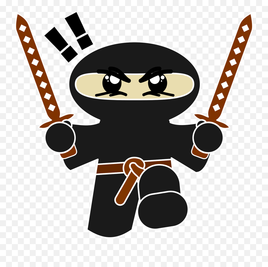 Ninja Comic Character Funny Png - Loyal Warrior Tongue Twister Emoji,Emotion Comic Cartoon