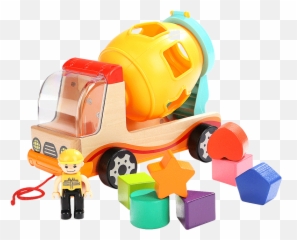 Top Bright - Mixer Truck With Shape Sorter Sorter Ksztaltow Emoji,Dump Truck Emoticons
