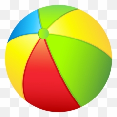 Transparent Beach Ball Clipart - Transparent Background Ball Clipart Emoji,Beach Ball Emoji