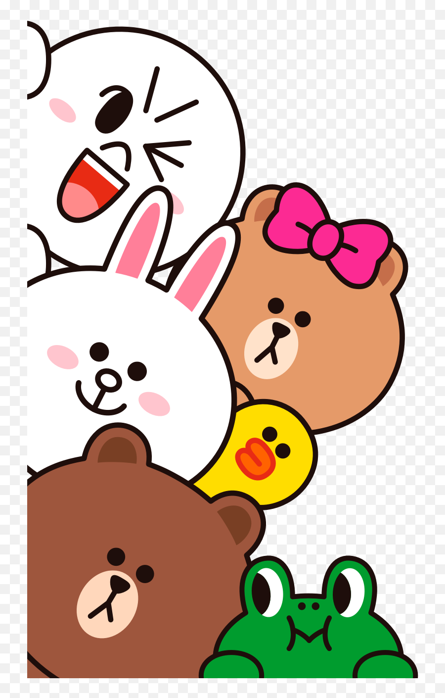 Line Friends Png Hd Png - Transparent Line Friends Logo Emoji,Friends Emoji