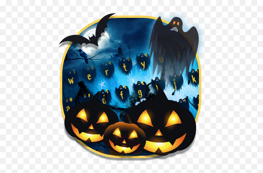 Happy Halloween Keyboard Theme - Halloween Emoji,Devil Emoji Jack O Lantern