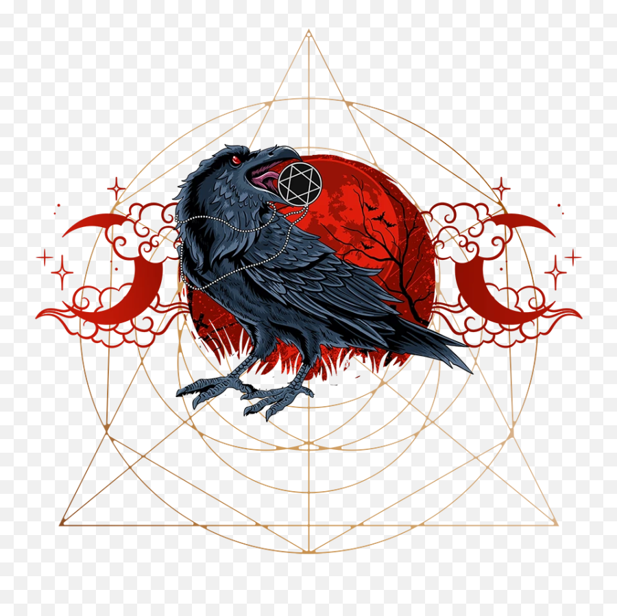 A Raven Of The Wicca - Songbirds Emoji,Raven With Emotions