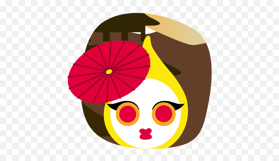 Japan Character Design On Behance - Dot Emoji,Cherry Tree Emoticon