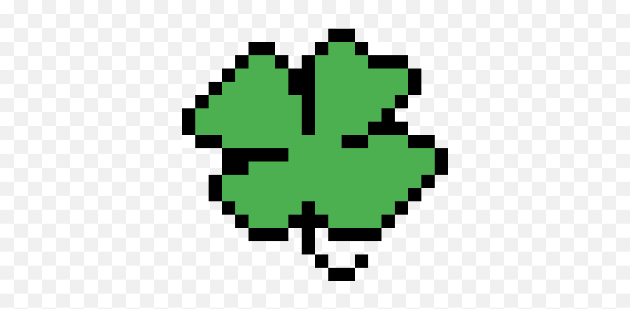 Unsovattanacu0027s Gallery - Pixilart 4 Leaf Clover Pixel Art Emoji,4 Leaf Clover Emoticon