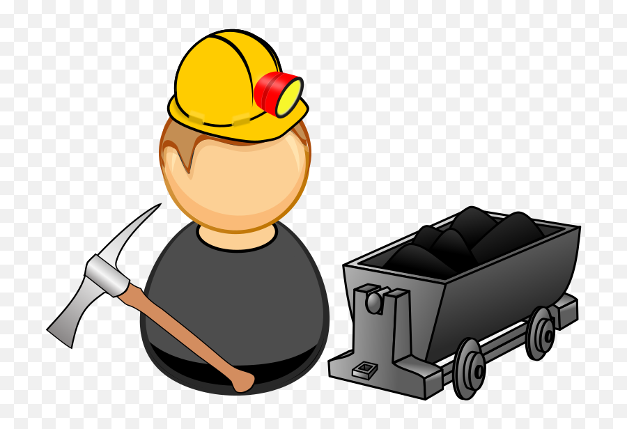 Openclipart - Minas Png Emoji,Animated Coal Miner Smiley Emoticon