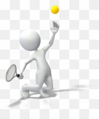 Tennis - 3d Stick Figures Exercise Emoji,Tennis Emoticons