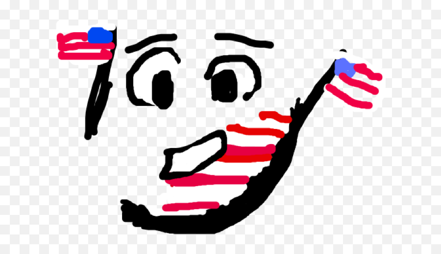 Usa Is Great Not Sad You Freqking Bullies Dont Draw Over Us - Happy Emoji,Not Happy Not Sad Emoticon