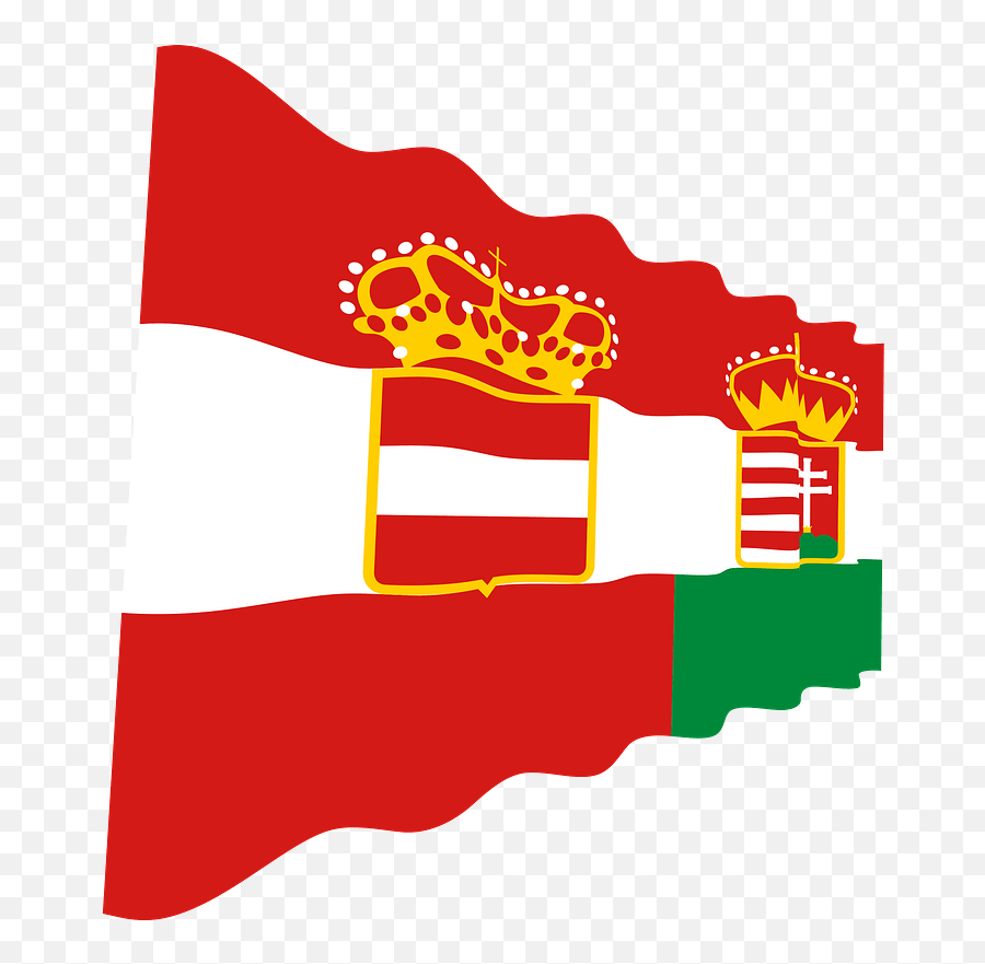 Austria Hungary Wavy Flag Clipart Free Download Transparent - Austria Hungary Flag Emoji,Barbadian Flag Photos And Emojis