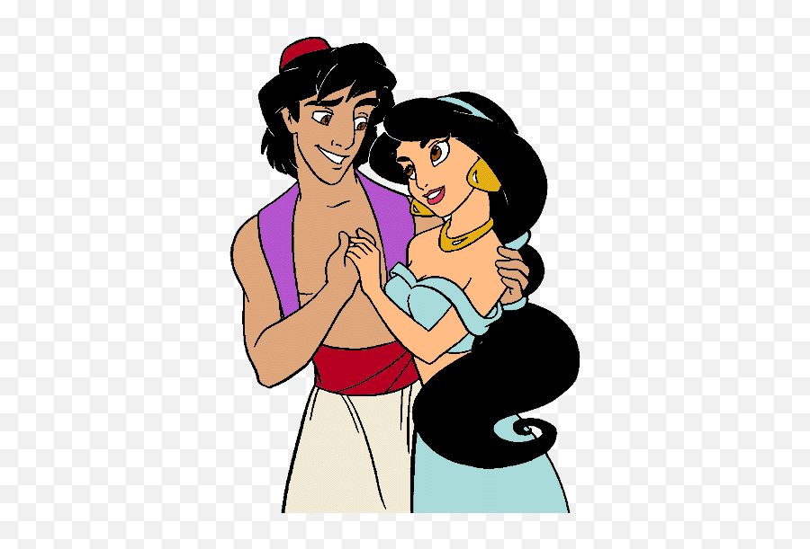 Disney Princess Cute Png - Clip Art Library Drawing Aladdin And Jasmine Emoji,Aladdin And Jasmine Emojis