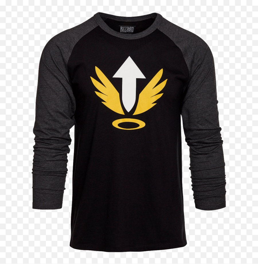 Mercy Wings Png - Overwatch Mercy Raglan Shirt Overwatch Mercy Rez Symbol Emoji,Mei Overwatch Emoticon