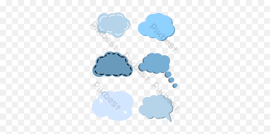 Vector Cute White Clouds Explosion - Vertical Emoji,Exploding Emotions Vector Image