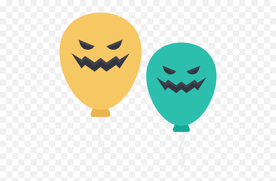 Balloons - Free Halloween Icons Happy Emoji,Cute Emoticon Balloon