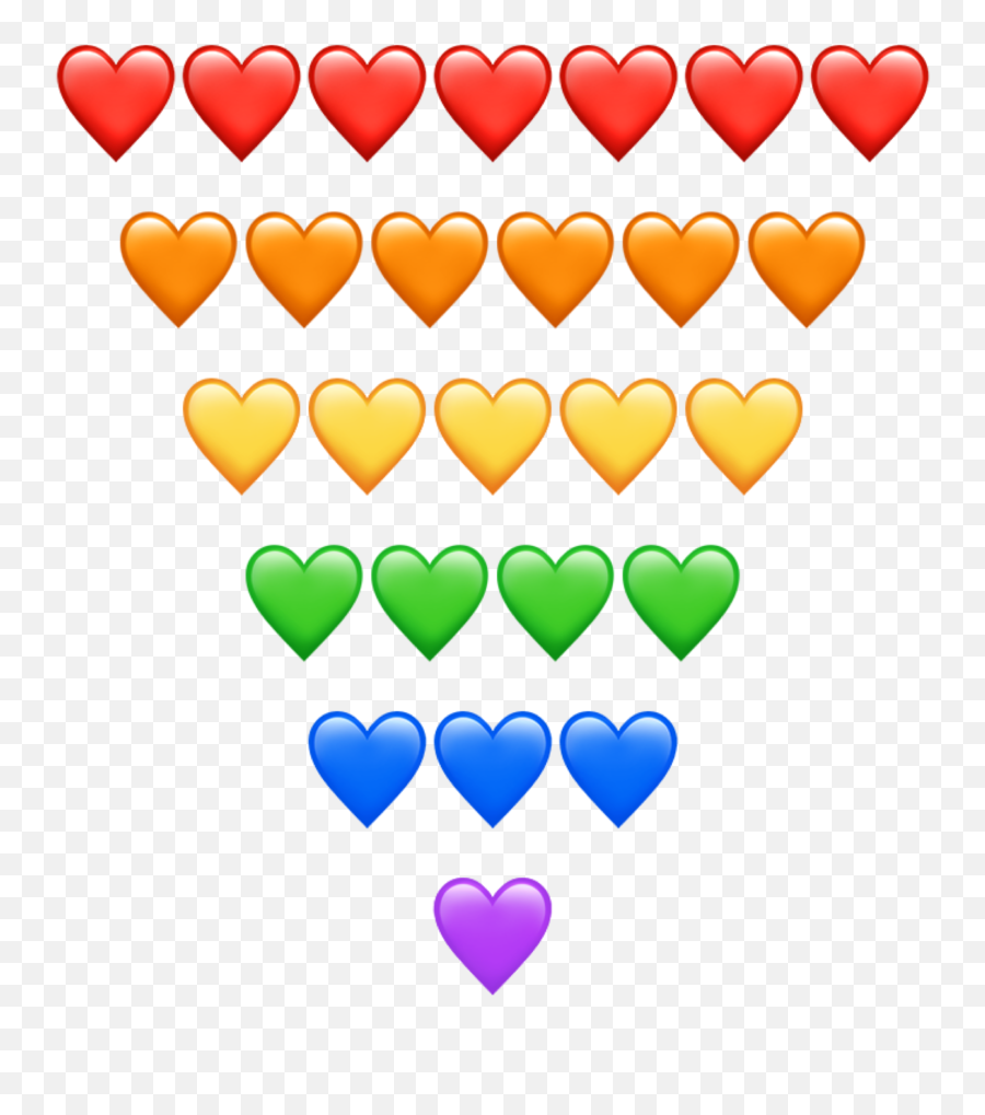 Emoji Hearts Sticker By Life Is Crazy,Heart Full Of Emojis