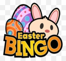 Easter Bingo Sign Clipart - Full Size Clipart 5240262 Emoji,Easter Bunny Text Emoticon