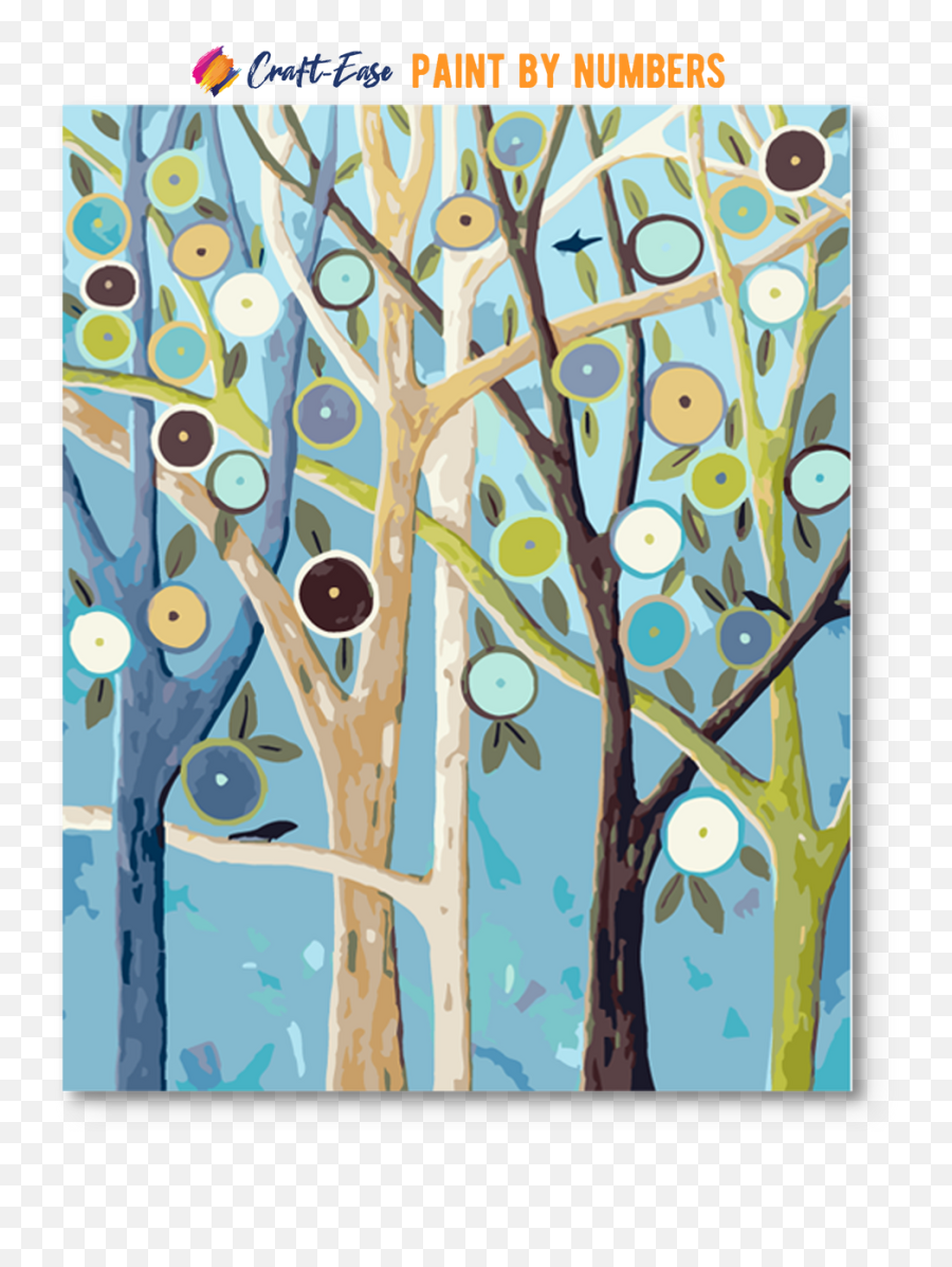 Forest Dream Paint By Numbers Craft - Ease Exclusive Emoji,