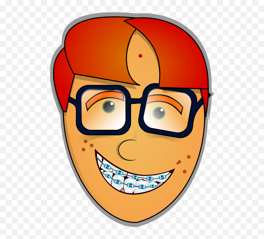 Nerd Public Domain Image Search - Freeimg Cartoon Nerd With Braces Emoji,Braces Emoji