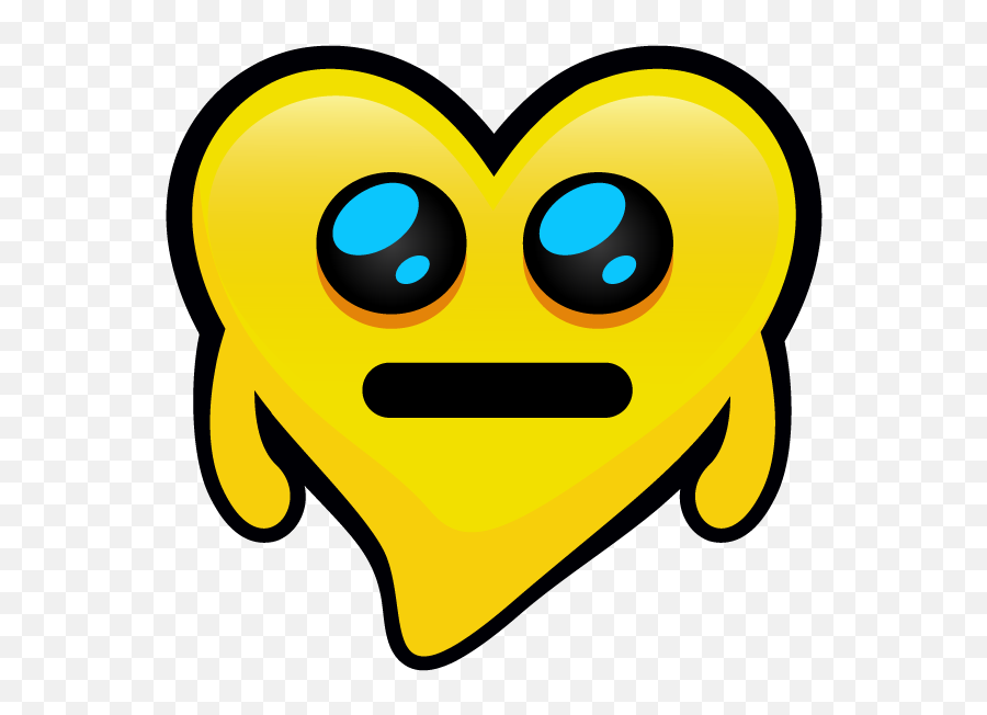Yellow Hearts Stickers By Lic Newtime Emoji,Heart Word Emoji
