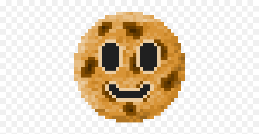 Cookie Face Emoji Sticker - R74n Free Pixel Emojis Emoji,Cookies Emoji