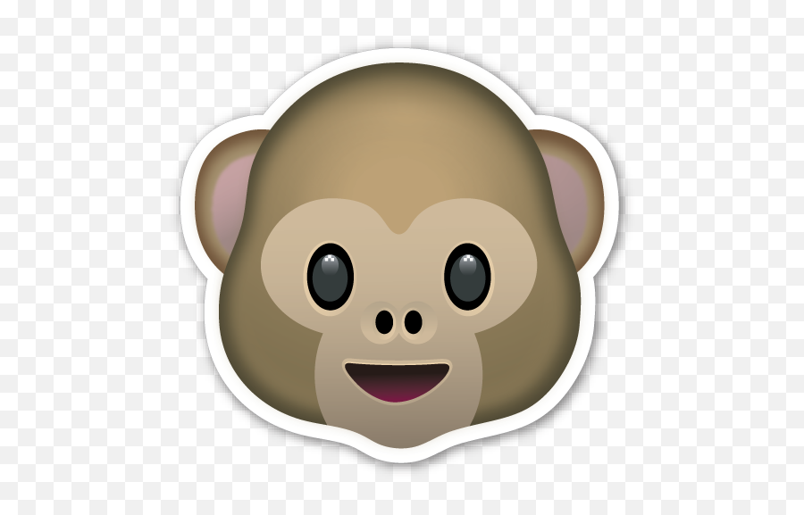 Monkey Face Monkey Emoji Emoji Stickers - Emoji Elderly,Monkey Emoji