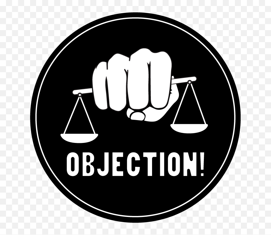 Judge Clipart Judicious Judge - Objection Logo Emoji,Objection Emoji