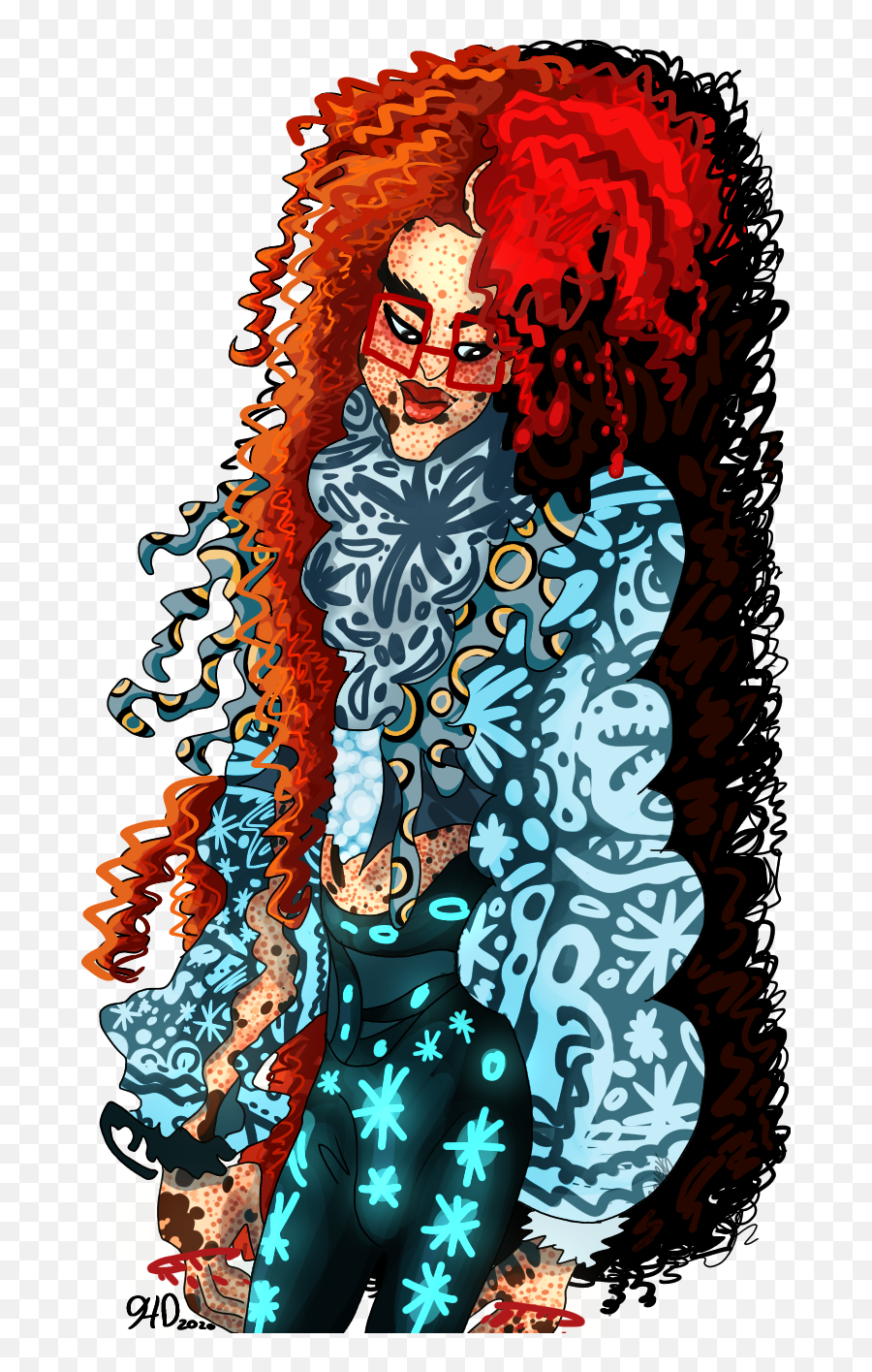 Sticker - Curly Emoji,Androgynous Emoji Sticker - Curly Emoji,Androgynous Emoji