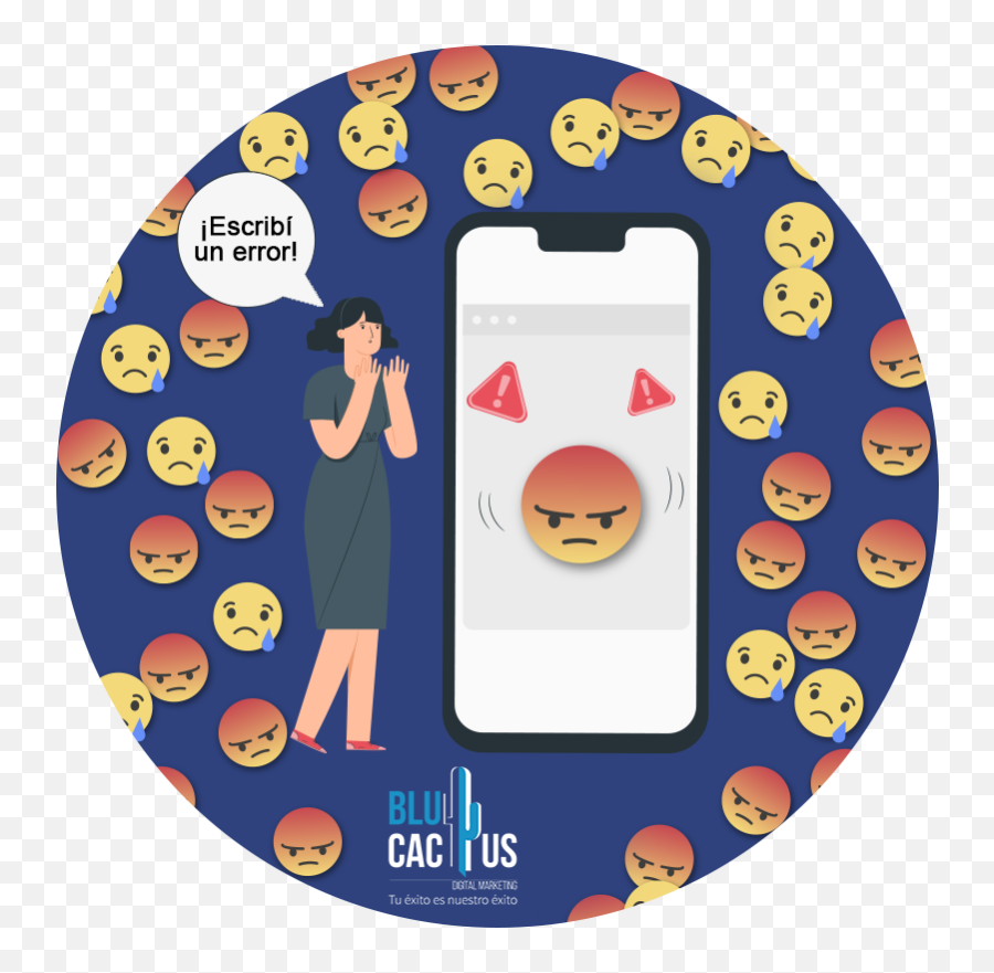 Blucactus - Errores De Un Community Manager Blucactus Mexico Emoji,Blu Phone Emojis