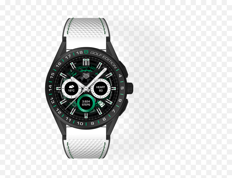 New Tag Heuer Connected Golf Edition - Tag Heuer Connected Golf Edition Emoji,Emotion Golf Cart